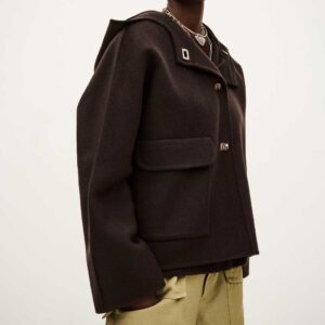 KOVE hooded jacket Brown