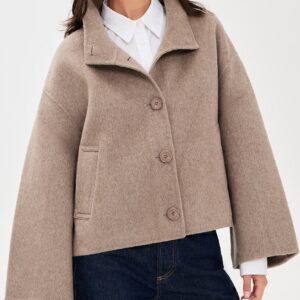 LAMARQUE Mckenna Cropped Wool Jacket