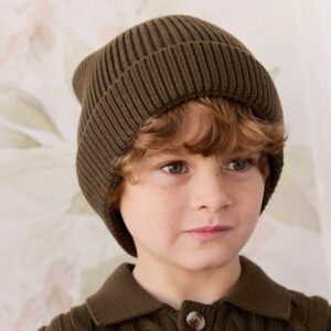 Leon Knitted Beanie - Forest