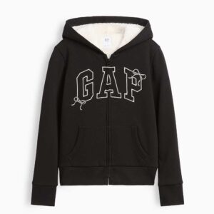 Matching Set Kids Sherpa-Lined Logo Zip Hoodie