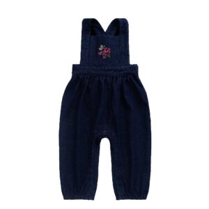 Maylah Overall - Deep Sea Denim Orchid Rose