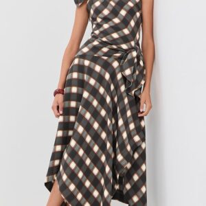 Monse Knotted Midi Dress