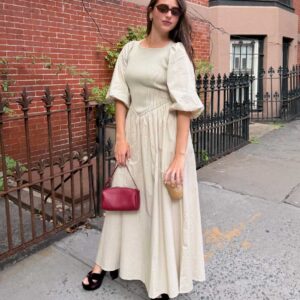 Orchard Dress Soft Oat