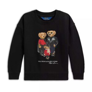 Polo Ralph Lauren Girls' Polo Bear Family Sweatshirt
