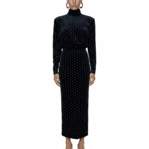 Ronny Kobo Tamra Embellished Dress