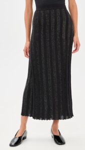 SALONI Stripe Skirt