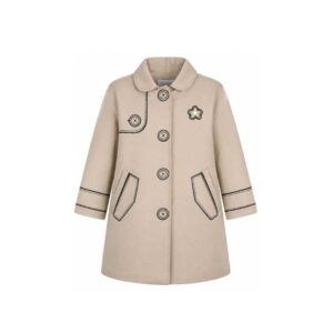 The Marc Jacobs Kids The Trompe L'Oeil Peter Pan Collar Trench Coat