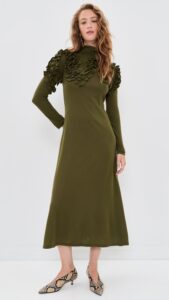 Ulla Johnson Solene Long Sleeve Jersey Dress