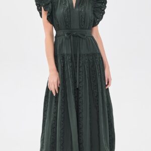 Ulla Johnson Dani Short Sleeve Cotton Dress