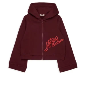N°21 Kids Logo Zip-Up Hoodie