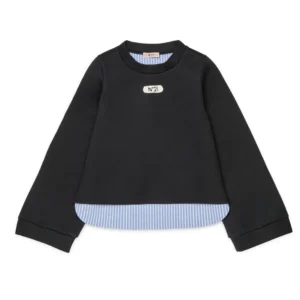 N°21 Kids Logo Patch Sweatshirt