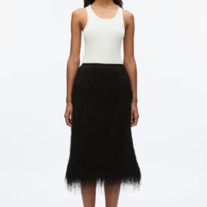 Fringe Slip Skirt