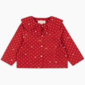 KONGES SLØJD Magot Collar Jacket in Cherry Dot Derby