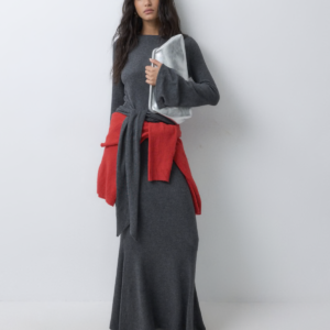 ASOS DESIGN supersoft sarong tie top set in charcoal