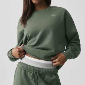 Accolade Crew Neck Pullover Bamboo Green