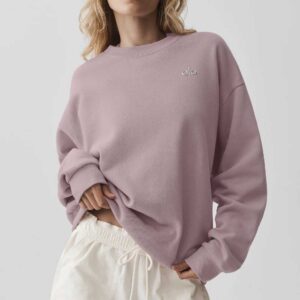 Accolade Crew Neck Pullover Frosted Pearl
