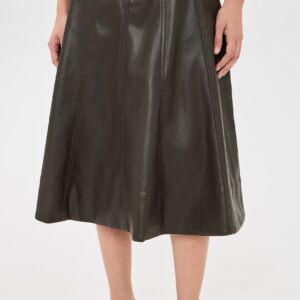 ASTR the Label Zhuri Faux Leather Skirt