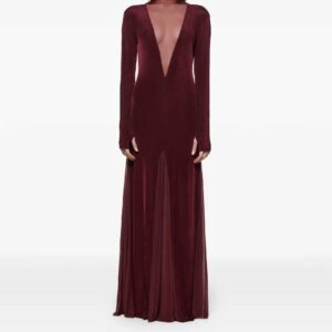 Atu Body Couture sheer panel dress
