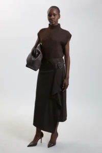 Tailored Asymmetrical Skirt
