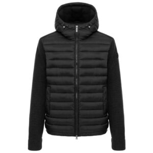 Colmar Hybrid Hooded Knit-Sleeve Jacket