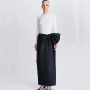 Coralyne Knit Combo Gown