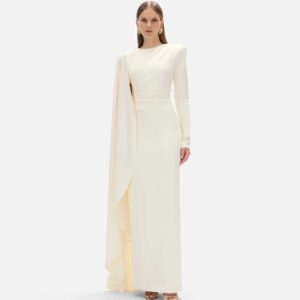 Dion Cape Gown Creme