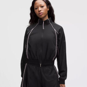 GANNI x lululemon Ruffle-Trim Textured Jacket