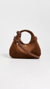 GANNI Corduroy Mini Hobo Bag