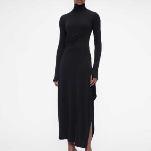Gap × Victoria Beckham Jersey Draped Maxi Dress
