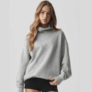 Hazy Mock Neck Pullover
