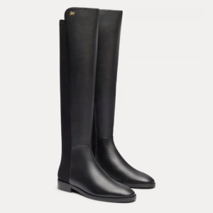Keelan City Boot Black Leather