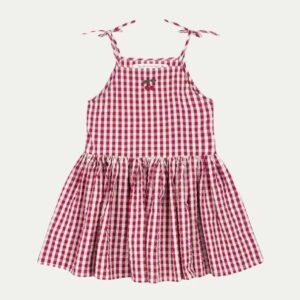 Konges Slojd Girl's Isotta Cotton Gingham Dress