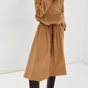 LE BOP Arlen Corduroy Midi Skirt