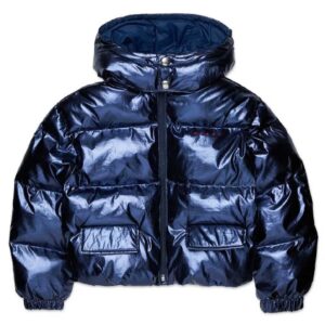 Marni Kids Hooded Quilted Down Jacket