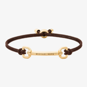 Michael Kors Outlet Horsebit Corded Slider Bracelet