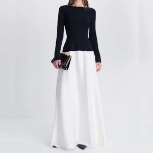 Paola Satin Knit Gown