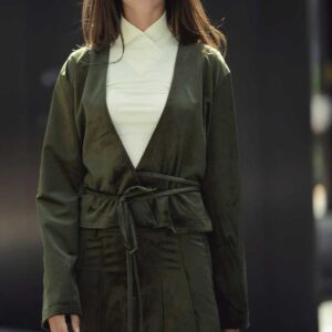 Profile NYC Suede Wrap Top