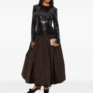 ROTATE BIRGER CHRISTENSEN sequin-embellished maxi dress