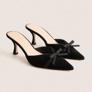 Tuckernuck Shoes Black Suede Molly Heels