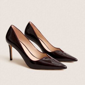 Tuckernuck Shoes Oxblood Patent Leather Penelope Heels